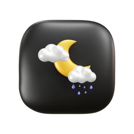 Clima lluvioso  3D Icon