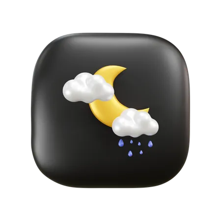 Clima lluvioso  3D Icon