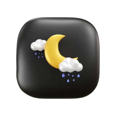 Clima lluvioso  3D Icon