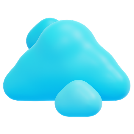 Clima en la nube  3D Icon
