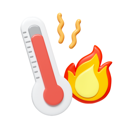 Clima quente  3D Icon