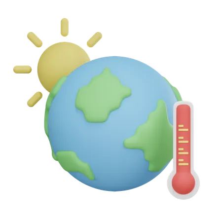 Climate Change  3D Icon