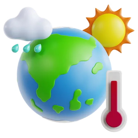Climate Change  3D Icon