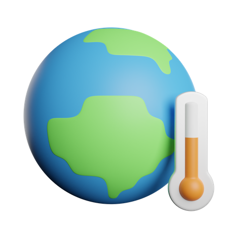 Climate Change  3D Icon