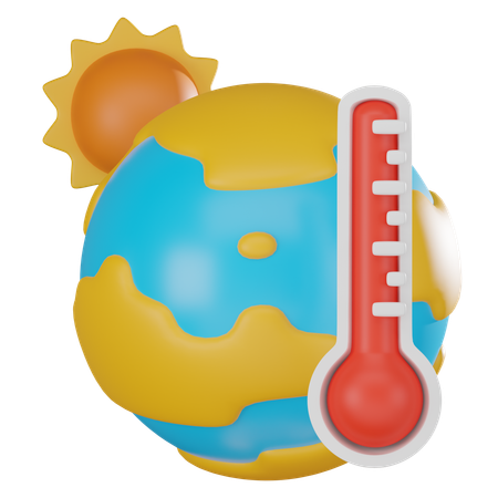 Climate Change  3D Icon