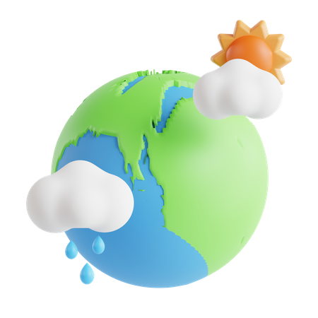 Climate Change  3D Icon