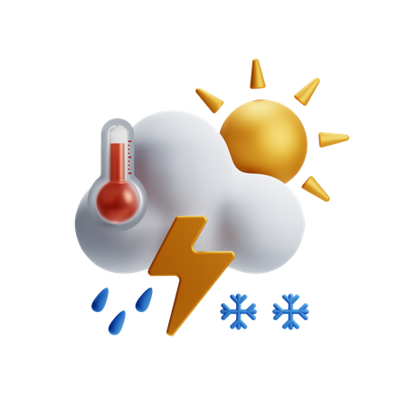 Climate Change  3D Icon