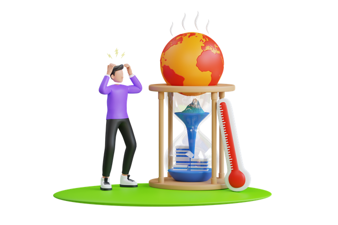 Climate Change  3D Icon