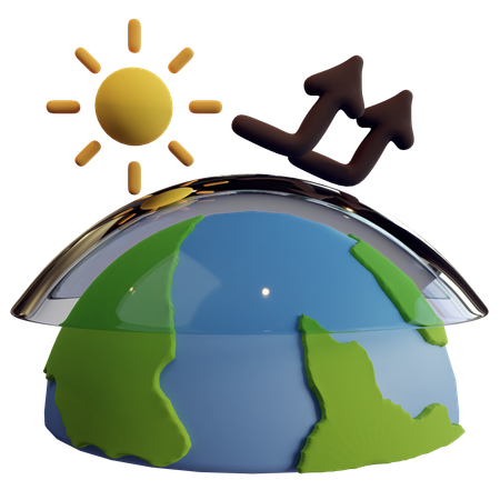 Climate Change 3D Icon