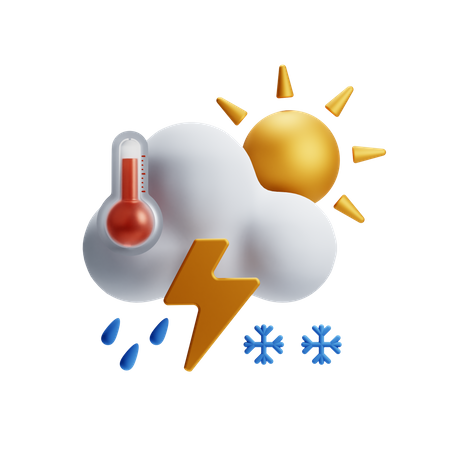 Climate Change  3D Icon