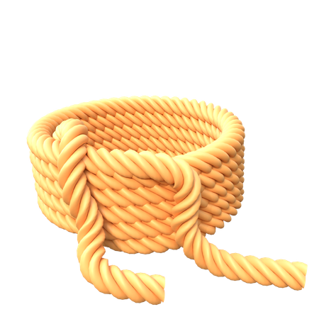 Climbing Rope  3D Icon