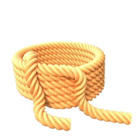 Climbing Rope  3D Icon