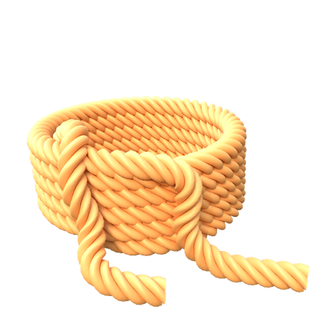 Climbing Rope 3D Icon