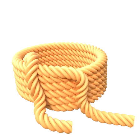 Climbing Rope 3D Icon