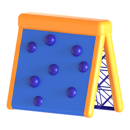 Climbing Wall  3D Icon