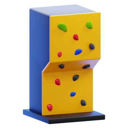 CLIMBING WALL  3D Icon