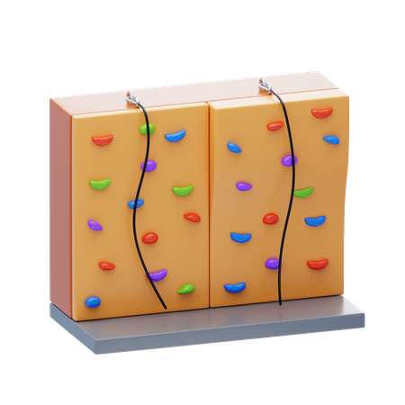 Climbing Wall  3D Icon