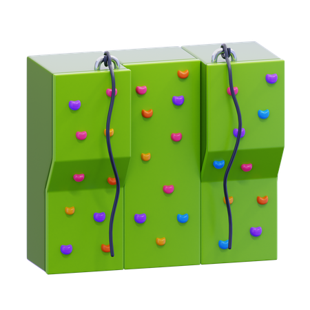 Climbing Wall  3D Icon