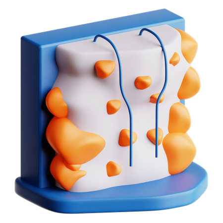 Climbing Wall  3D Icon