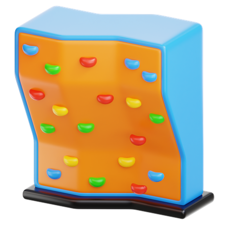 Climbing Wall  3D Icon