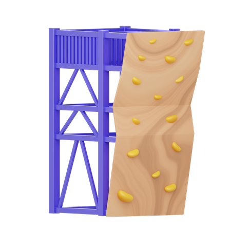 Climbing Wall  3D Icon