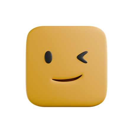 Clin d'œil  3D Icon