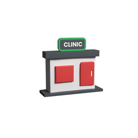 Clinic  3D Icon