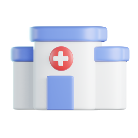 Clinic  3D Icon