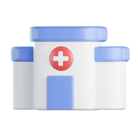 Clinic  3D Icon