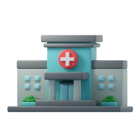 Clinic  3D Icon