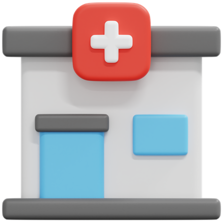 Clinic  3D Icon