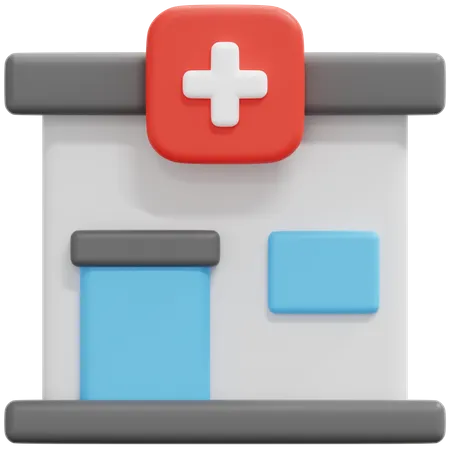 Clinic  3D Icon