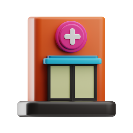 Clinic  3D Icon