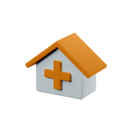Clinic  3D Icon