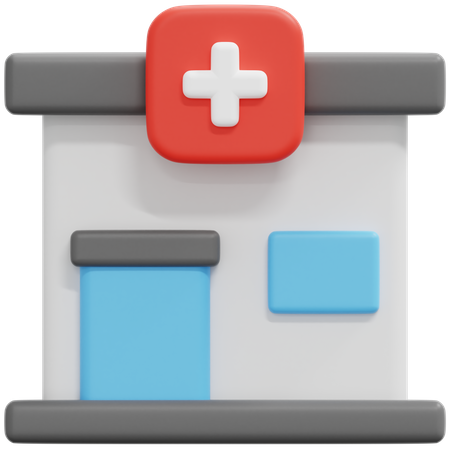 Clinic 3D Icon