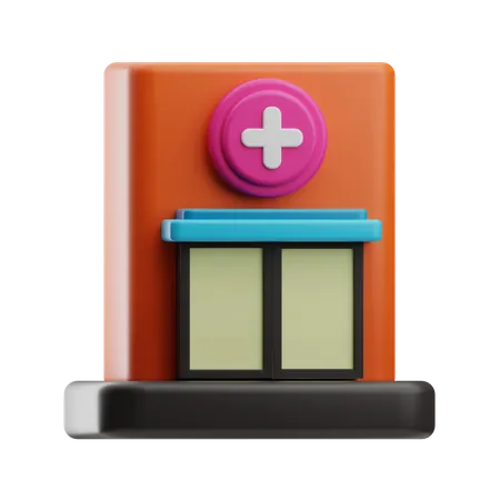 Clinic  3D Icon