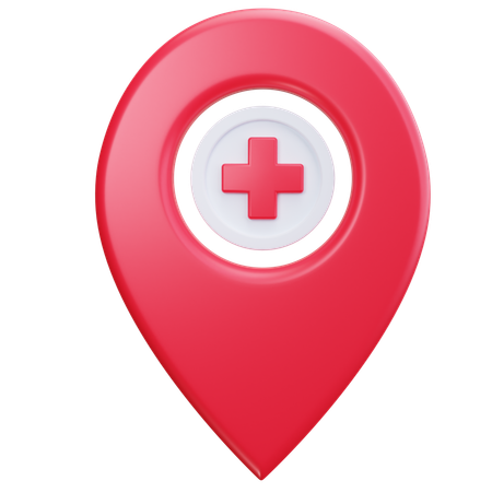 Clinic Location  3D Icon