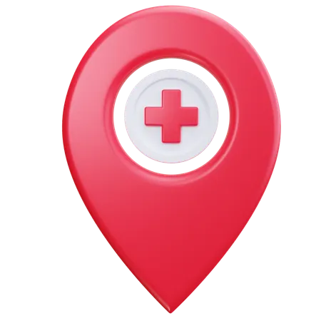 Clinic Location  3D Icon