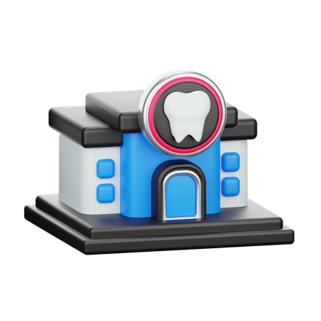 Clínica dental  3D Icon