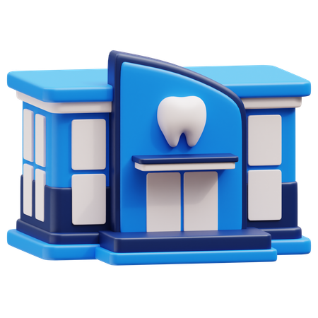 Clínica dental  3D Icon