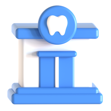 Clínica dental  3D Icon