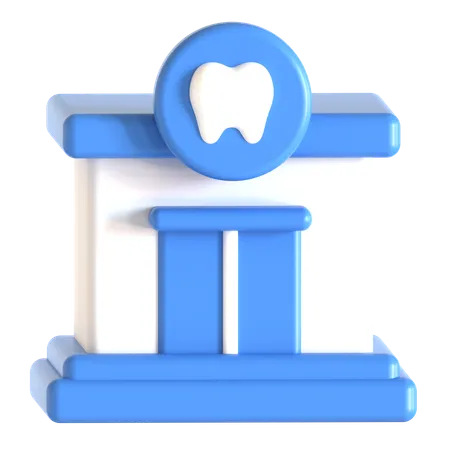 Clínica dental  3D Icon