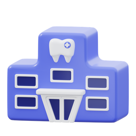 Clínica dental  3D Icon