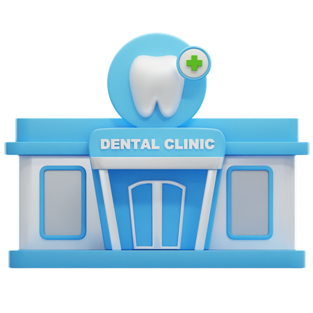 Clínica dentista  3D Icon