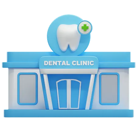 Clínica dentista  3D Icon