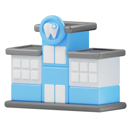 Clinica odontológica  3D Icon