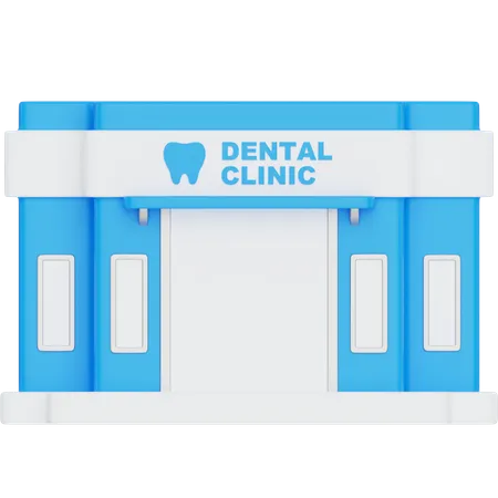 Clinica odontológica  3D Icon