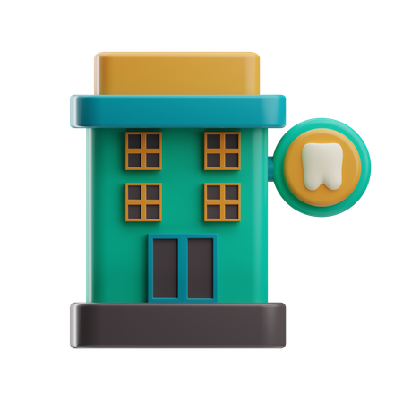 Cabinet dentaire  3D Icon