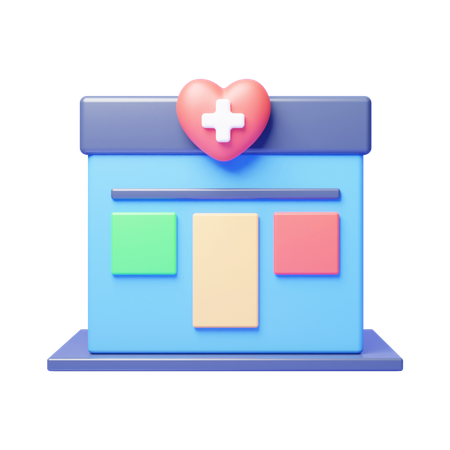 Clinique médicale  3D Icon