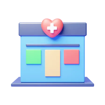 Clinique médicale  3D Icon